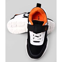 Pine Kids Velcro closure Sneakers Shoes in Black