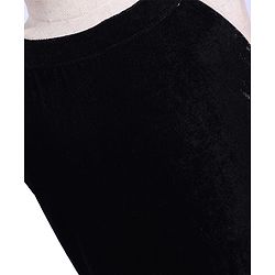 Pine Kids Mesh Woven Sleeveless Party Dress With Glitter Print - Black