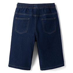Pine Kids 100% Cotton Woven Half Sleeves Shirt and Denim Shorts with Abstract Print - Dark Blue