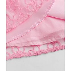 Pine Kids Mesh Woven Sleeveless Party Dress - Light Pink