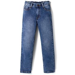 Pine Kids Denim Woven Full Length Jeans in Blue