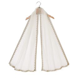 Pine Kids Cotton Woven Three Fourth Sleeves Kurti Sharara and Dupatta Set with Floral Print in White