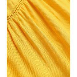 Pine Kids Rayon Woven Half Sleeves One Piece Dress -Yellow