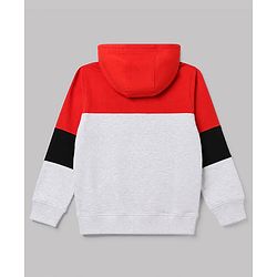 Pine Kids Cotton Knit SweatShirt with Full Sleeves and Ohio Columbus Print - Red