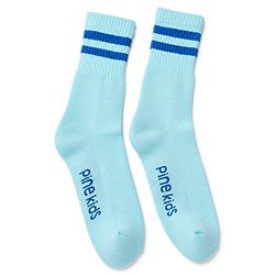 Pine Kids Cotton Knit Socks With Text Design Pack Of 3 -Pink Lavender & Blue