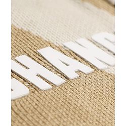 Pine Kids Knit Full Sleeves Pullover with Text & Abstract Design - Beige