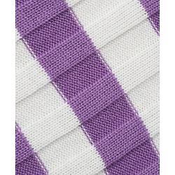 Pine Kids Knit Full Sleeves Striped Sweater Set - Purple