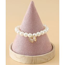 Pine Kids Free Size Beaded Jewellery Set - Off White
