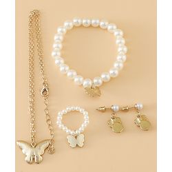 Pine Kids Free Size Jewellery Set - Purple