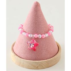 Pine Kids Free Size Bracelets & Bangles Set for Girls - Pink