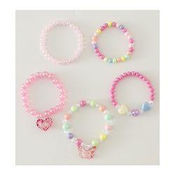Pine Kids Free Size Bracelets & Bangles Set for Girls - Pink