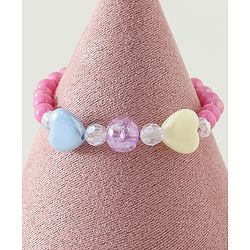 Pine Kids Free Size Bracelets & Bangles Set for Girls - Pink