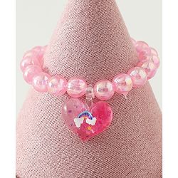 Pine Kids Free Size Bracelets & Bangles Set for Girls - Pink