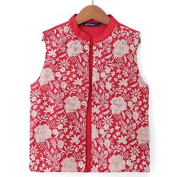 Pine Kids Woven Full Sleeves Kurta & Pajama Set With Embroidered Jacket - Red