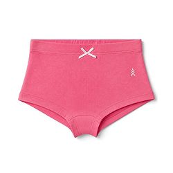 Pine Kids Cotton Elastane Knit Bloomers with Bow Applique Pack of 3 - Light Pink Black Pink