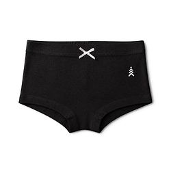 Pine Kids Cotton Elastane Knit Bloomers with Bow Applique Pack of 3 - Light Pink Black Pink
