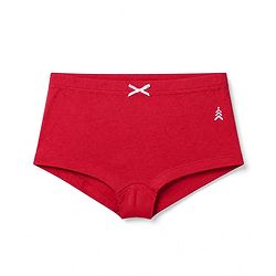 Pine Kids Cotton Mix Knit Bloomers Set With Bow Applique Pack of 3 - Red, Black & Pink