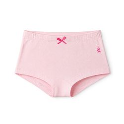 Pine Kids Cotton Mix Knit Bloomers Set With Bow Applique Pack of 3 - Red, Black & Pink