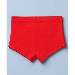 Pine Kids Cotton Mix Knit Bloomers Set With Bow Applique Pack of 3 - Red, White & Pink