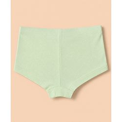 Pine Kids Cotton Elastane Knit Bloomers With Bow Applique Pack of 3 - Lavender & Light Blue