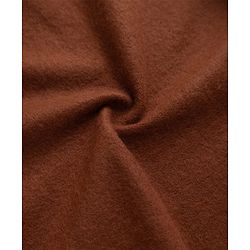 Pine Kids Cotton Mix Knit Sweatshirt with Full Sleeves and Hike Print in Brown