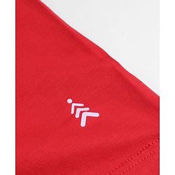 Pine Kids Cotton Lycra Knit Above Knee Length Solid Cycling Shorts Pack of 3 - Red Light Pink Black