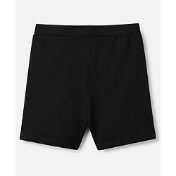 Pine Kids Cotton Lycra Knit Above Knee Length Cycling Shorts Pack of 3 - Red Grey & Black