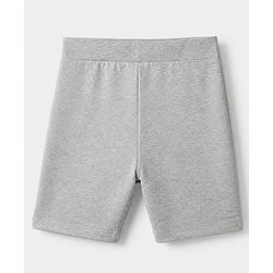 Pine Kids Cotton Lycra Knit Above Knee Length Cycling Shorts Pack of 3 - Red Grey & Black