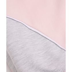 Pine Kids 100% Cotton Knit Marshmallow Sweatshirts with Full Sleeves, Raglan Sleeves and Hooded Neck in Pink