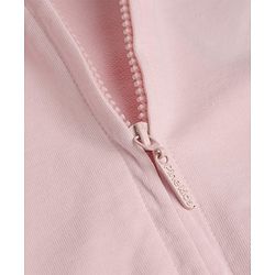 Pine Kids 100% Cotton Knit Marshmallow Sweatshirts with Full Sleeves, Raglan Sleeves and Hooded Neck in Pink