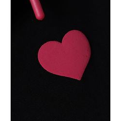Pine Kids 100% Cotton Knit Full Sleeves Hooded Sweatshirt With Heart Print - Black