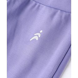 Pine Active Knit Full Length Four Way Stretch Aero Soft Flared Leggings - Lavender