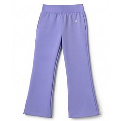 Pine Active Knit Full Length Four Way Stretch Aero Soft Flared Leggings - Lavender