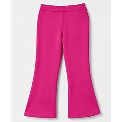 Pine Active Knit Full Length 4 Way Stretch Flared Leggings - Dark Pink