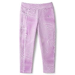 Pine Active Knit Full Length Printed Leggings - Lilac