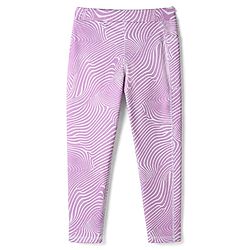 Pine Active Knit Full Length Printed Leggings - Lilac