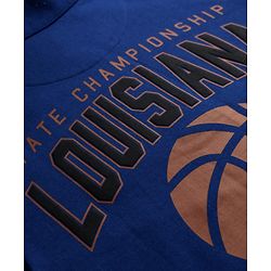 Pine Kids 100% Cotton Knit Full Sleeves Limoges Sweatshirt with Front Zipper and Basketball Patch in Navy Blue
