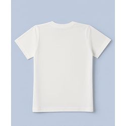 Pine Kids Cotton Knit Solid T-Shirts with Half Sleeves Pack of 3 - White