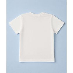 Pine Kids Cotton Knit Solid T-Shirts with Half Sleeves Pack of 3 - White