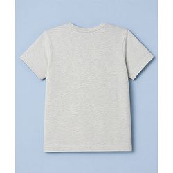 Pine Kids Cotton Knit Half Sleeves Solid T-Shirts Pack Of 3 - Grey