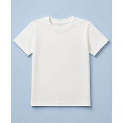 Pine Kids Cotton Knit Solid Half Sleeves T-Shirts Pack of 3 - Red, Black & White