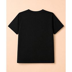 Pine Kids Cotton Knit Half Sleeves Solid T-Shirt Pack Of 5 - Black Red Navy Blue White & Grey