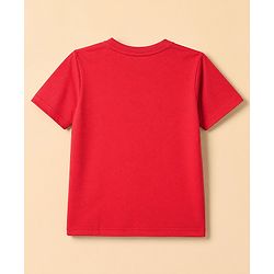 Pine Kids Cotton Knit Half Sleeves Solid T-Shirt Pack Of 5 - Black Red Navy Blue White & Grey