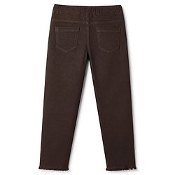 Pine Kids Denim Woven Ankle Length Jeggings in Brown