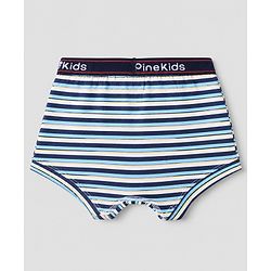 Pine Kids Cotton Knit Above Knee Length Solid Trunks Pack of 3