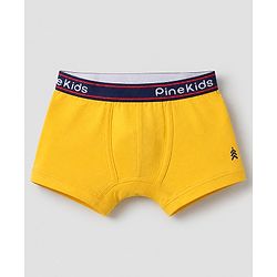 Pine Kids Cotton Knit Above Knee Length Solid Trunks Pack of 3