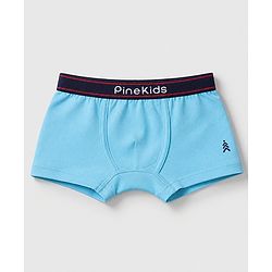 Pine Kids Cotton Knit Above Knee Length Solid Trunks Pack of 3