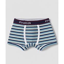 Pine Kids Cotton Knit Above Knee Length Solid Trunks Pack of 3