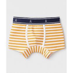 Pine Kids Cotton Elastane Knit Striped Trunks Pack of 3 - Blue Orange