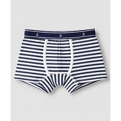 Pine Kids Cotton Elastane Knit Striped Trunks Pack of 3 - Blue Orange